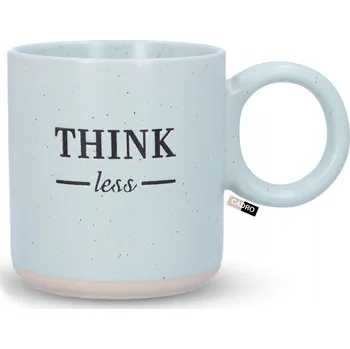 Hrnek Cadro Keramický hrnek 350 ml s nápisem zelený kamenina 350 ml