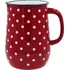 Toro Smaltovaný džbán 2,5 l červený/bílé puntíky