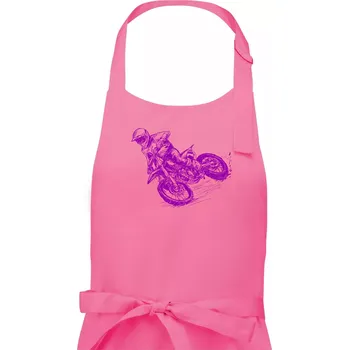 Kuchyňská zástěra Crosska fialová - Pánská zástěra na vaření - Univerzální velikost ( Růžová )