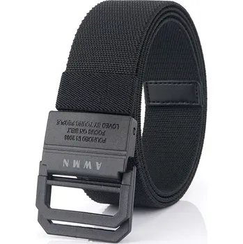 Opasek AWMN nylonový opasek s plastovou přezkou Hanovre Černý