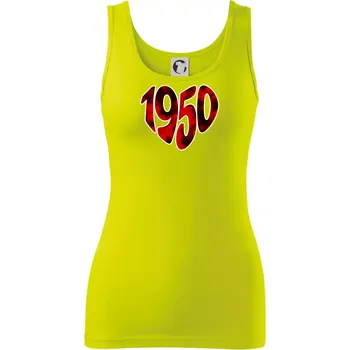 1950 v srdci - Dámské tílko - M ( Limetková )