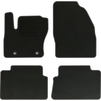 autokoberec Kobercové rohože Edecor velurové 4 ks