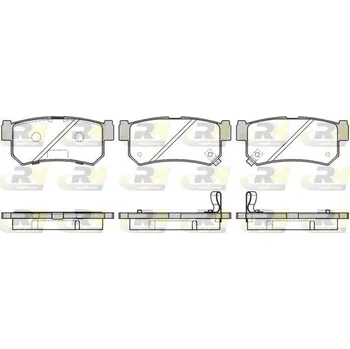 Brzdová destička KLOCKI HAMULCOWE DAEWOO MUSSO, 2746.42
