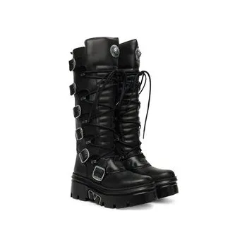 Dámská obuv Kozačky NEW ROCK M-WALL272-S1 Černá 43