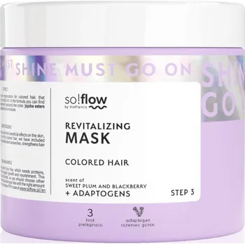 Vlasová regenerace so!flow Coloured Hair Revitalizing Mask intenzivní revitalizační maska pro barvené vlasy 400 ml