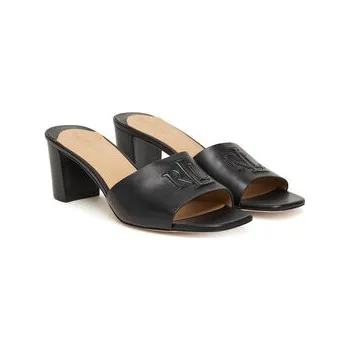 Dámská obuv Nazouváky LAUREN RALPH LAUREN Everley Block-Heel 802974364001 Černá 36