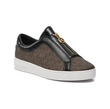 Dámské tenisky Sneakersy MICHAEL Michael Kors Keaton Zip Slip On 43R4KTFP2B Hnědá 40