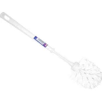 WC štětka Štětka WC bez misky, bílá, 7 x 7 x 37 cm