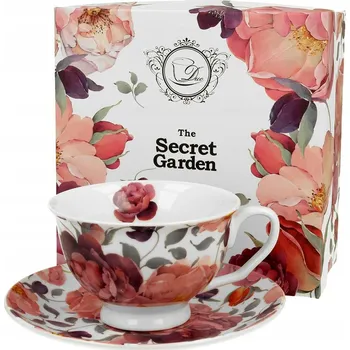 BÍLÉ JARNÍ RŮŽE Duo královský Šálek s podšálkem