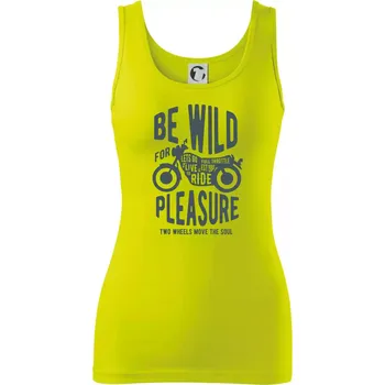 Dámské tričko Be Wild - Dámské tílko - L ( Limetková )