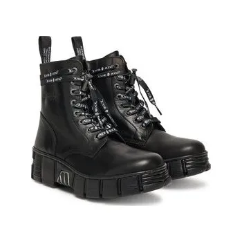 Pánská zimní obuv Kotníková obuv NEW ROCK M-WALL084NP-C8 Černá 40