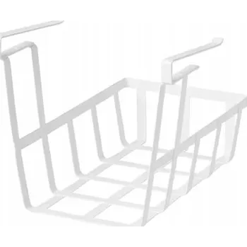 Věšák KOŠÍK S KLIPEM A POLICÍ BÍLÝ 9 Cm PALYCKE IKEA