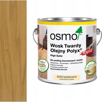 barva a nátěr na dřevo Osmo 3232 Tvrdý vosk olej, bezbarvý, 0,75 l