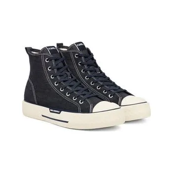 Pánské tenisky Plátěnky KARL LAGERFELD KL50455D Tmavomodrá 45