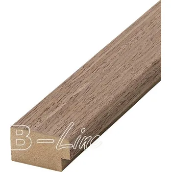 akustický panel Ukončovací lišta k akustickému panelu, dekor Walnut, dl. 2,7 m