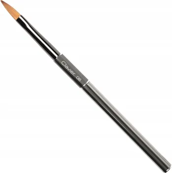 Kosmetický štětec Štětec na akryl a zdobení Clavier 08 stříbrný 10 mm