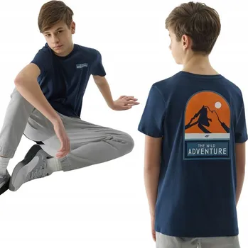 Chlapecké tričko 4F dětské tričko vícebarevné polyester velikost 146