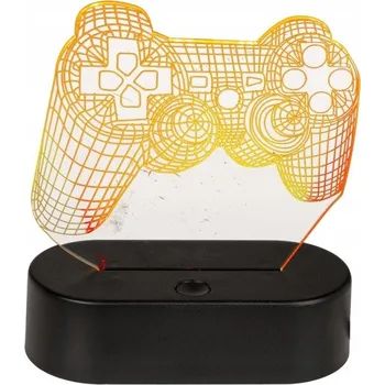 Lampička LED Lampa Pad pro Hry 3D pro Hráče Dotyková Měnící Barvy Noční