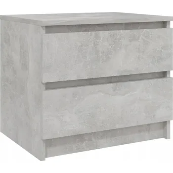 Noční stolek Noční stolek , betonu šedý, 50x39x43,5 cm, deska