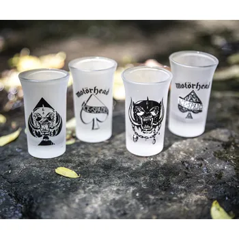 Sklenice panáky (sada) Motörhead - Frosted