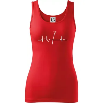 Dámské oblečení EKG Pomlázka - Dámské tílko - XS ( Červená )