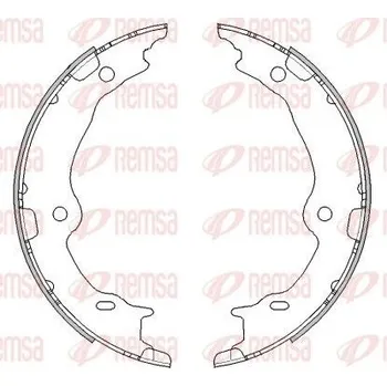 Brzdová čelist, parkovací brzda REMSA 4467.00