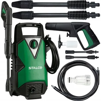 Vysokotlaký čistič TLAKOVÁ MYČKA 430 SAMONASÁVACÍ LANCE PISTOLE PĚNOVAČ HADICE STALCO 1500W