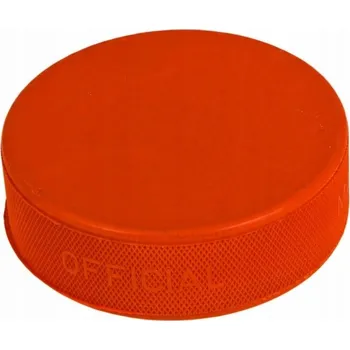 Puk Hokejový puk na led PUK oranžový, cca 1 ks