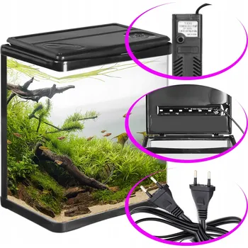 Akvárium Kruger Meier Arona Akvárium 3l - akvarijní set černý