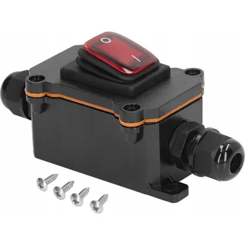 vypínač 4-PINOVÝ DVOUPOZIČNÍ VODOTĚSNÝ SPÍNAČ ZAP/VYP IP65 PRO EXTERIÉR