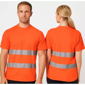reflexní vesta Funkční reflexní triko se síťovinou PORTWEST HI-VIS MESH C394, Oranžová, vel. 3XL