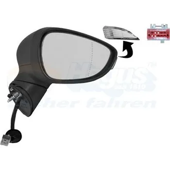 Auto zrcátko Vnější zpětné zrcátko VAN WEZEL 1808808