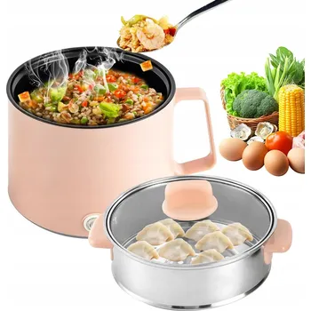 Rychlovarná konvice Elektrická konvice 1,7 l nerezová ocel 600 W růžová se 2 nastaveními výkonu