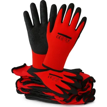 Pracovní rukavice Pracovní rukavice INDEX BOZP latexové krátké velikost 10 - XL 20 ks