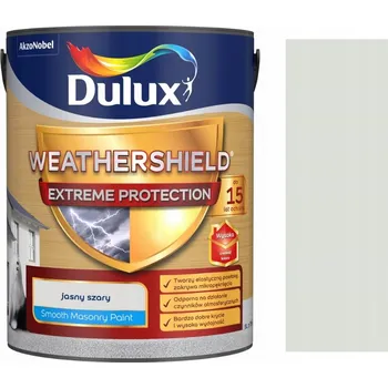 barva na zeď DULUX Barva Fasádní EXTREME Světle Šedá 5L