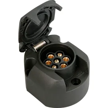 Přívěs k motorovému vozidlu IWH 010207 zásuvka pro zapojení přívěsu [7 pólová zásuvka - 7 pólová zástrčka] plast