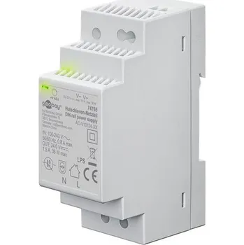 spínaný zdroj goobay napájecí zdroj do DIN lišty 24 V (DC), max.proud 1.5 A, výkon 36 W