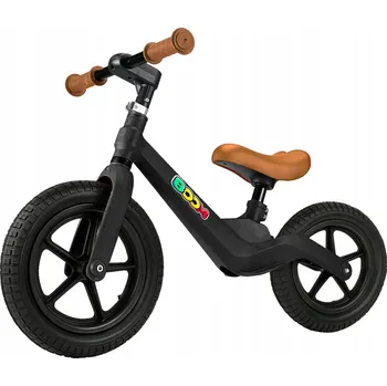 Dětské vozidlo Odrážedlo pro kluka BOOM nafukovací kola ČERNÉ