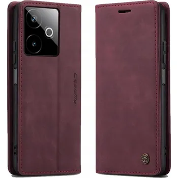 Pouzdro na mobilní telefon Flipové pouzdro Caseme pro realme GT 7T červené