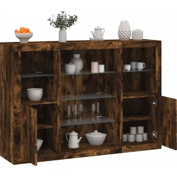 Příborník do zásuvky Komoda VidaXL 142,5 x 37 x 100 cm dub