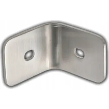 Úhloměr MONTAŽNÍ ÚHELNÍK PRO PANELY DO SANITÁRNÍCH KABIN WC NEREZOVÁ OCEL 54x54x40