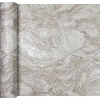 Tapeta Tapeta na zeď MARMOR KAMEN STRUKTURA BÉŽOVÁ LESKLÁ LUX