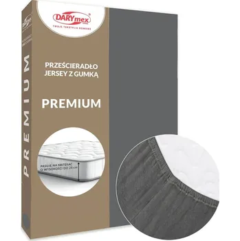 Prostěradlo Prostěradlo bavlněné s gumou 120x200 JERSEY VYSOKÁ GRAMÁŽ 170 šedé