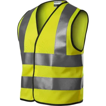 RIMECK 9V4 HV Bright Bezpečnostní vesta dětská 4-6 let/104-128 cm fluorescenční žlutá 9V49731