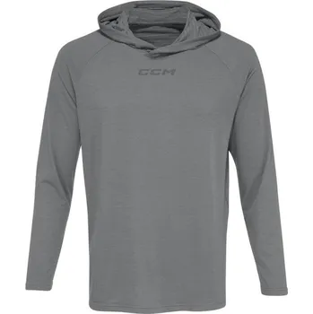 Pánská mikina CCM Mikina Premium Training Hoodie SR černá, Senior, L + DÁREK