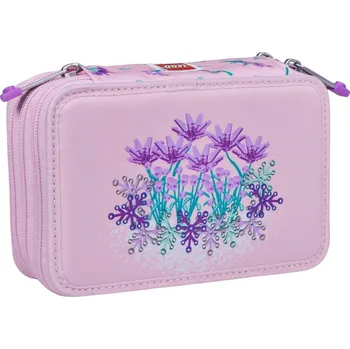 Penál Penál 3 patrový s náplní LEGO® Flowers