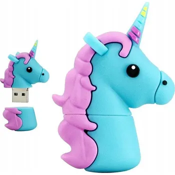 USB flash disk USB flash disk DIAWAY JEDNOROŻEC NIEBIESKI UNICORN POSTAĆ BAJKA 8 GB USB 2.0 modrý (Jednorožec)