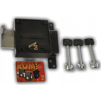 Visací zámek VRCHNÍ ZÁMEK POVRCHOVÝ ATEST TŘ. C SYSTÉM ZÁPADKOVÝ 3 KLÍČE