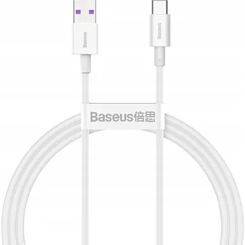 Datový kabel Baseus Superior USB kabel - USB Typ C 66 W 6 A 1 m bílý (CATYS-02)