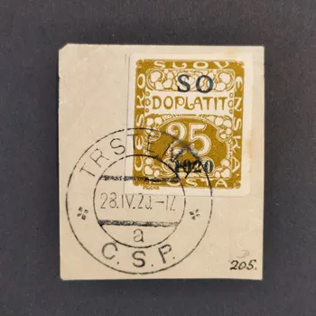 Sběratelství Výstřižek ČSR, 25h, Pof.SO37#